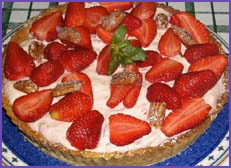 Strawberry Cream Pie