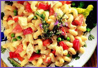 Cheesy Macaroni With Vegetables