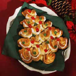 Christmas Tree Bread