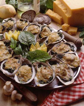 Oysters Rockefeller