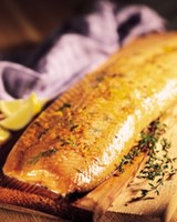 Cedar-Planked Salmon on the Grill BBQ Recipe