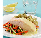 Salmon in a Lemon Butter Sauce