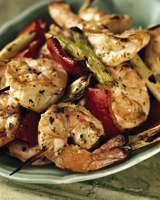 Shrimp Kebabs in Ginger Marinade BBQ Recipe