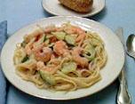 Pasta and Shrimp Alfredo